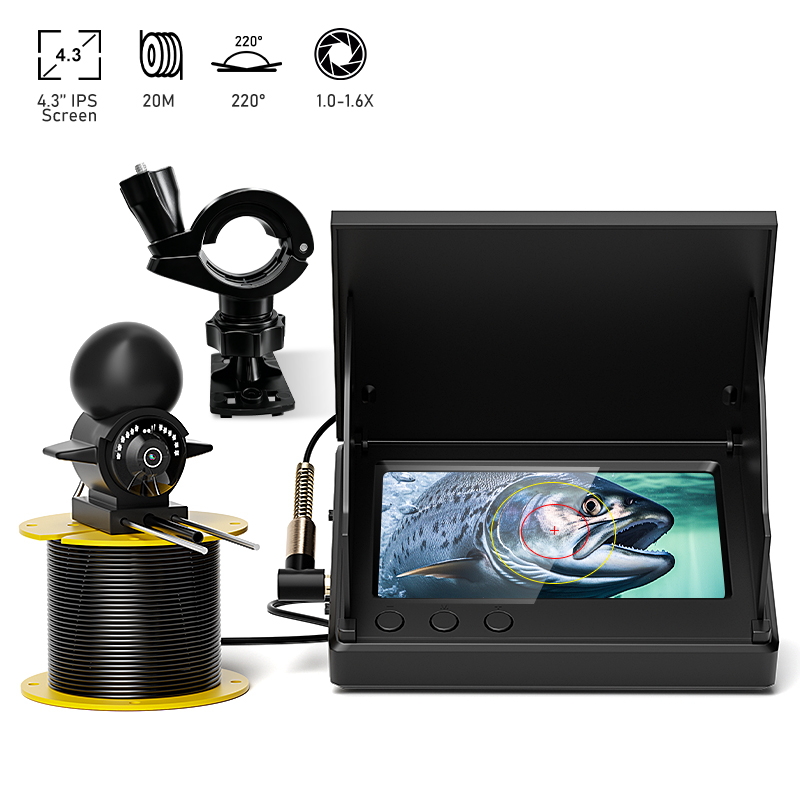 Fishing Depth Finder - جهاز كشف الأسماك محمول بشاشة LCD