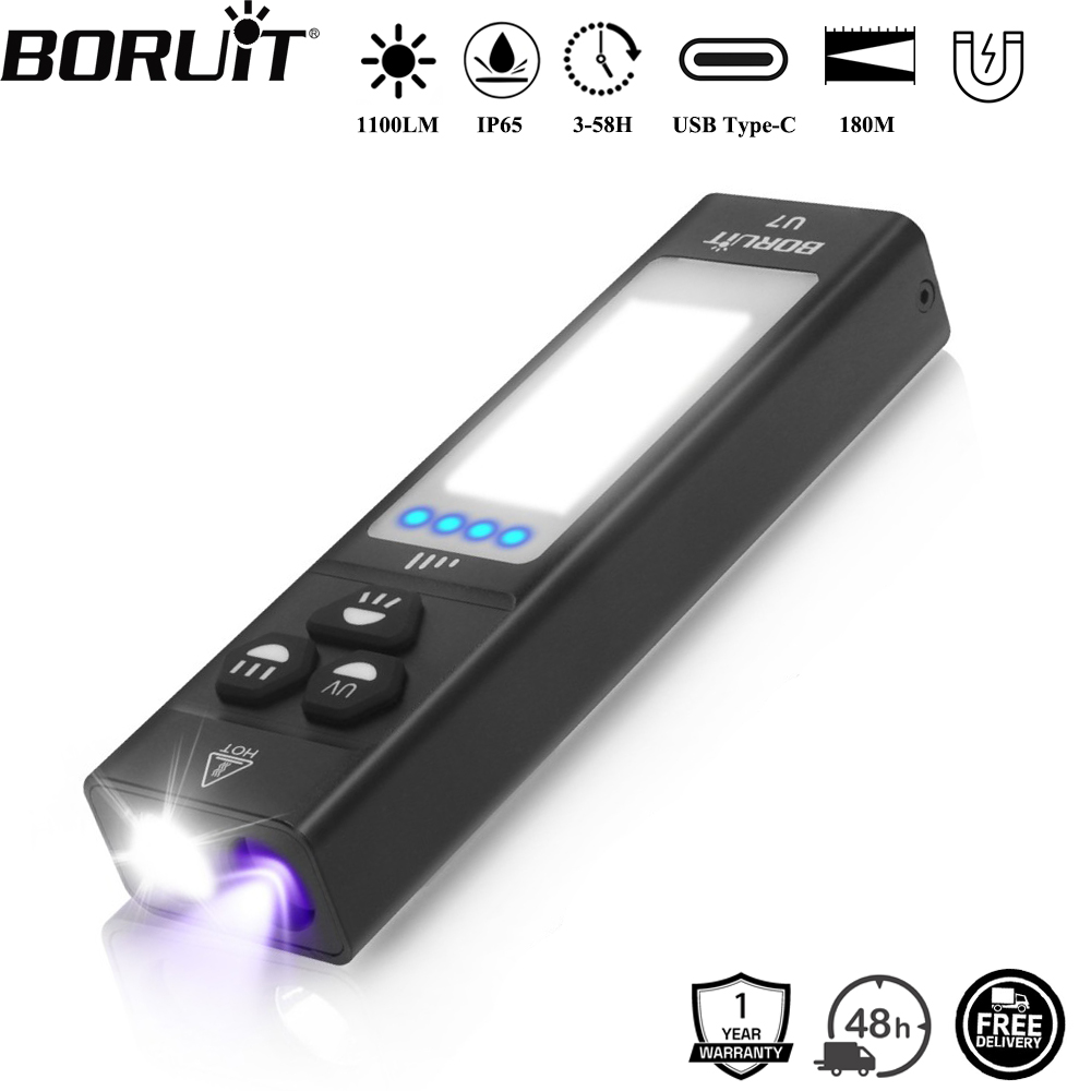 Fishing Light - BORUiT U7 UV LED EDC مصباح