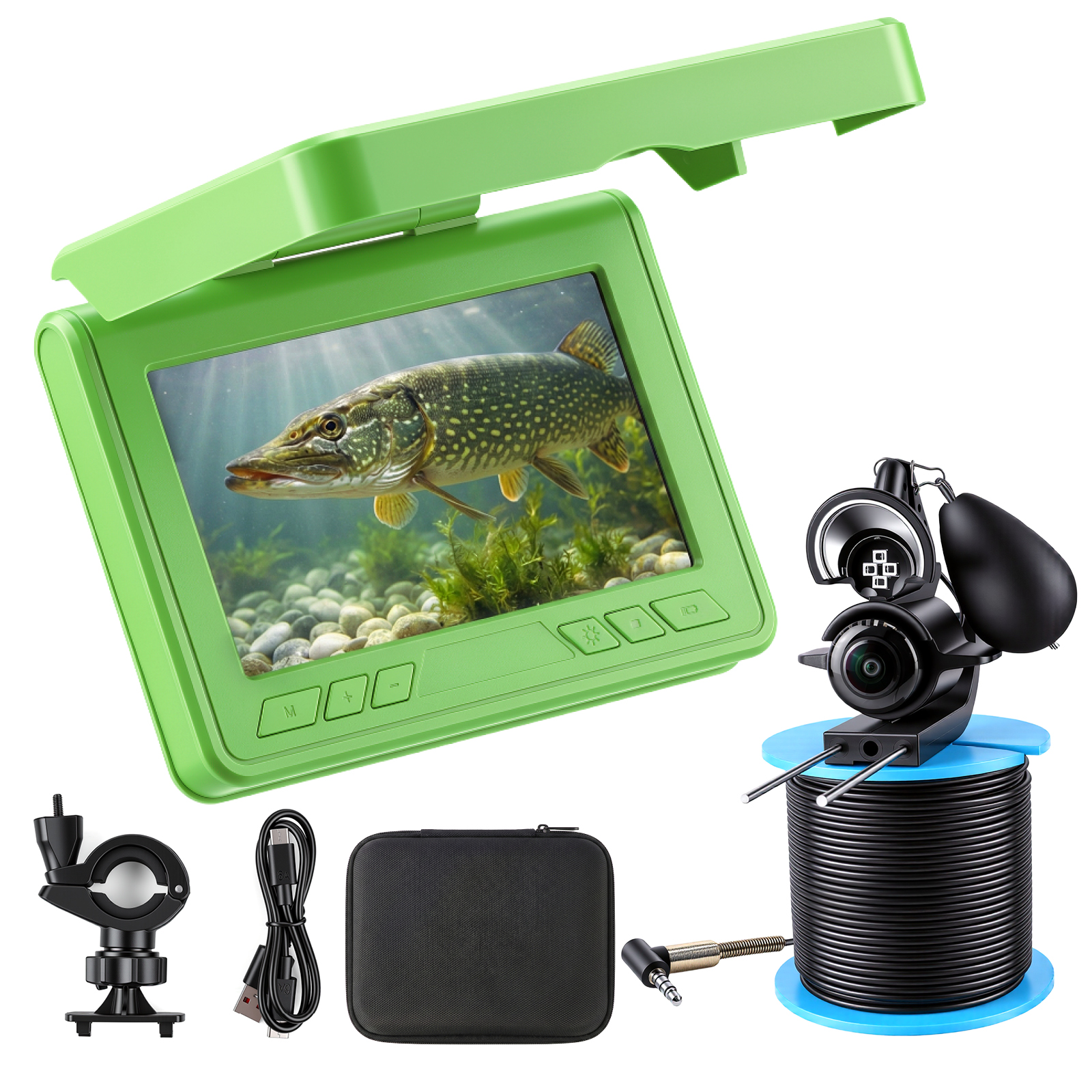 Fish Finder Portable - كاميرا صيد الأسماك المحمولة تحت الماء