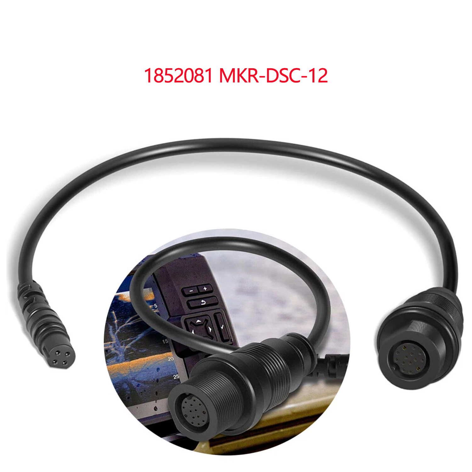Fish Finder - 1852081 MKR-DSC-12 كابل محول Fishfinder 4-Pin