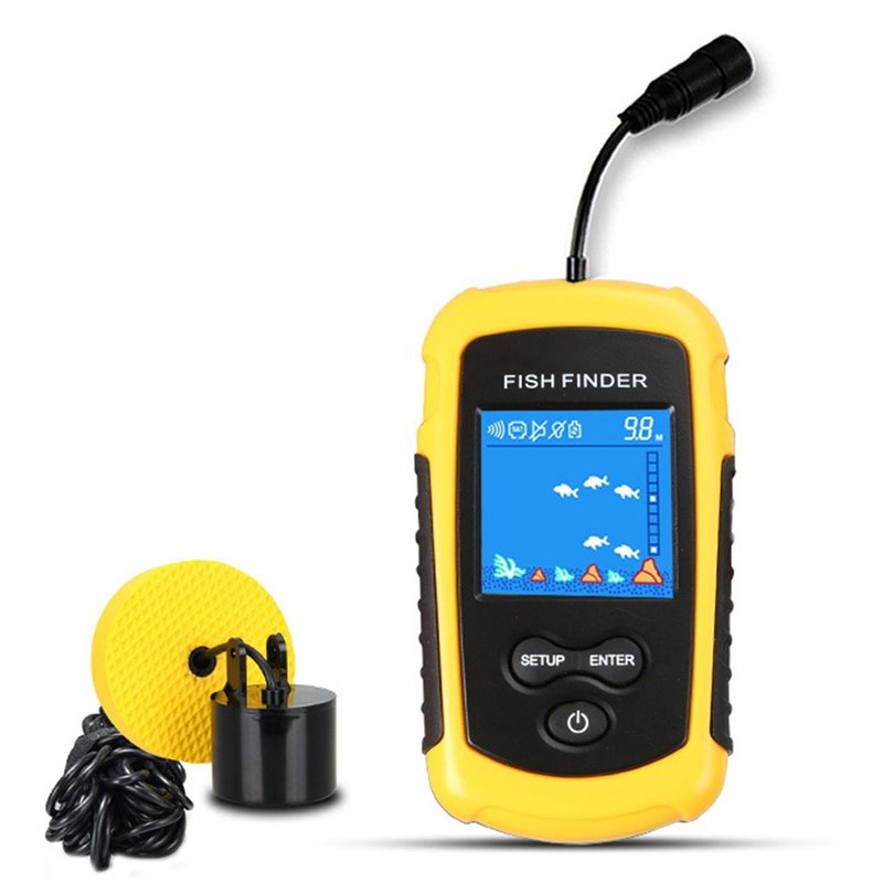 Fish Finder Portable - جهاز ABHT-Kayak المحمول لتحديد عمق الأسماك،