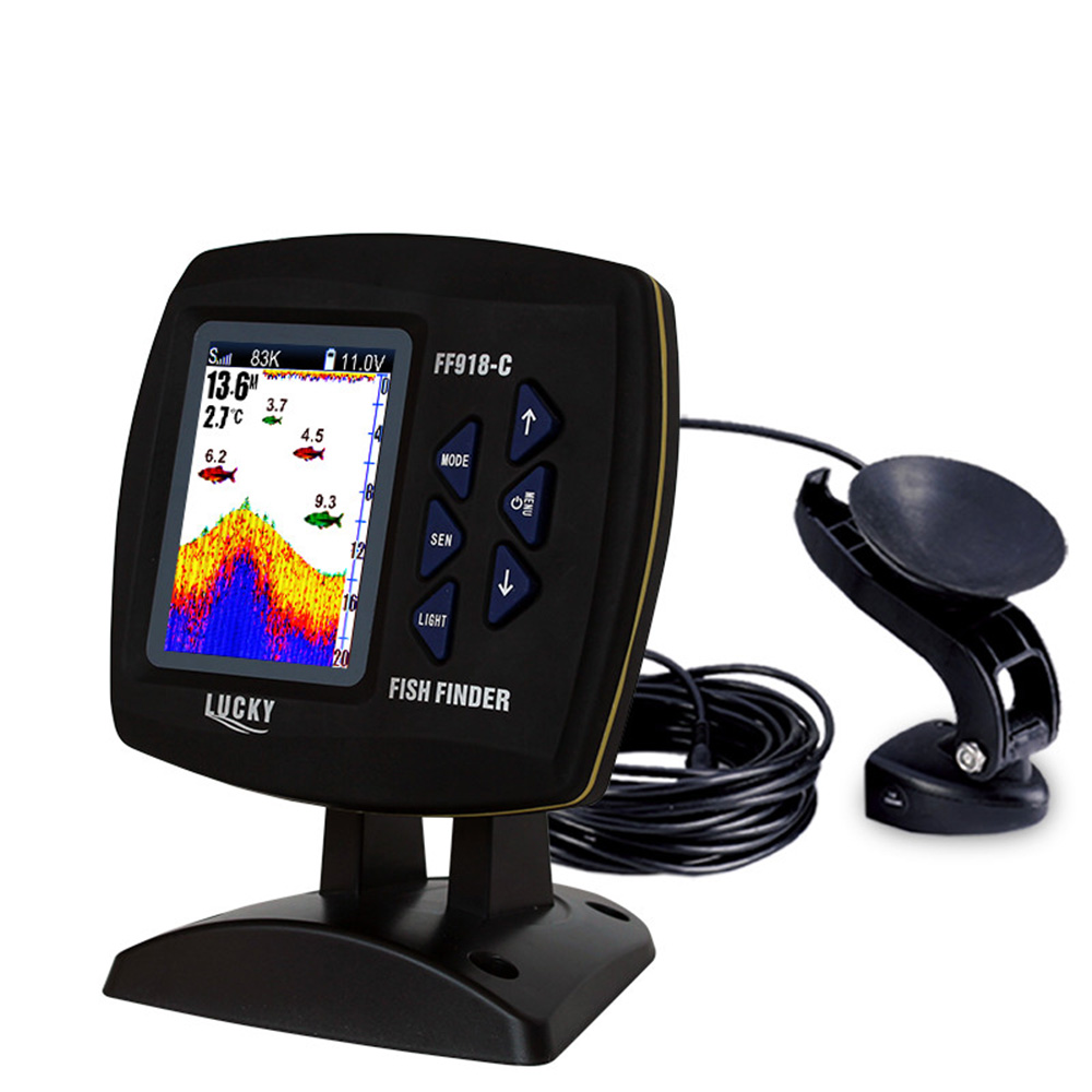 Fishing Depth Finder - مكتشف سمك سلكي ثنائي التردد ،