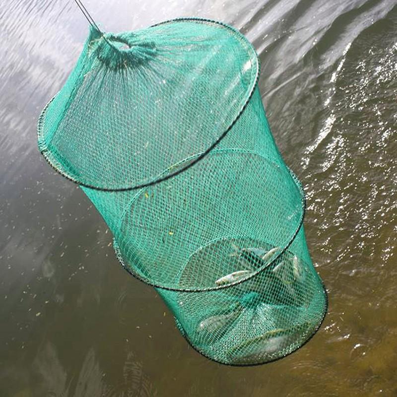 Fishing Gps - للطي جولة النايلون شبكة الإطار المعدني