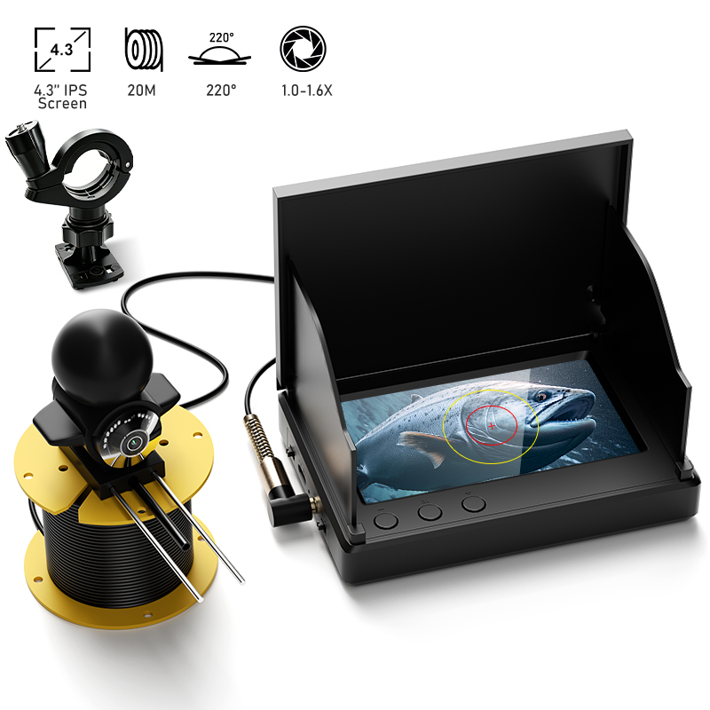 Fishing Depth Finder - كاميرا صيد السمك مع رؤية ليلية