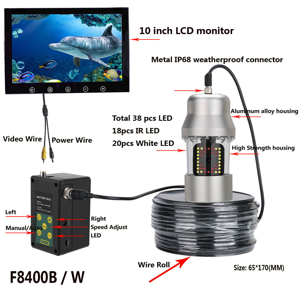 MAOTEWANG-كاميرا فيديو للصيد ت - مراجعة Fish Finder Cable وسعره