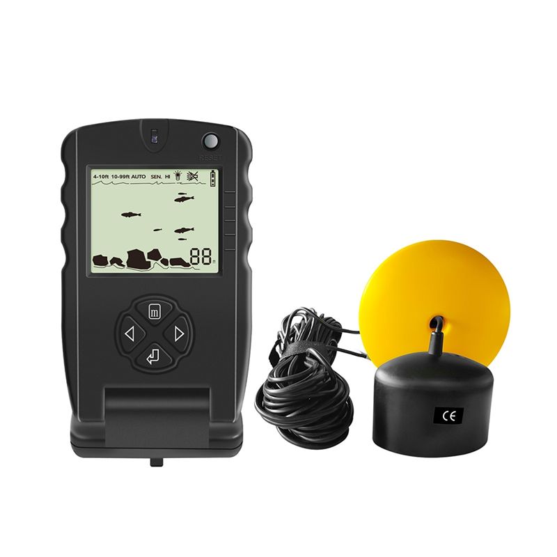 جهاز كشف الأسماك المحمول الجدي - مراجعة Fishing Depth Finder وسعره