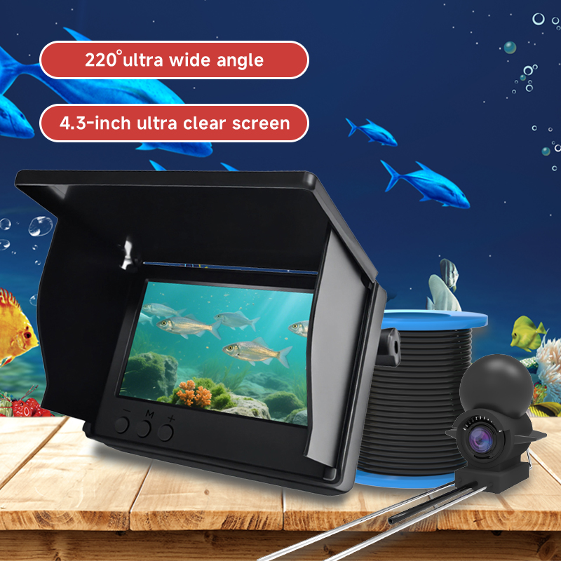 دودوسي 220 °   كاميرا الصيد تح - مراجعة Fishing Depth Finder وسعره