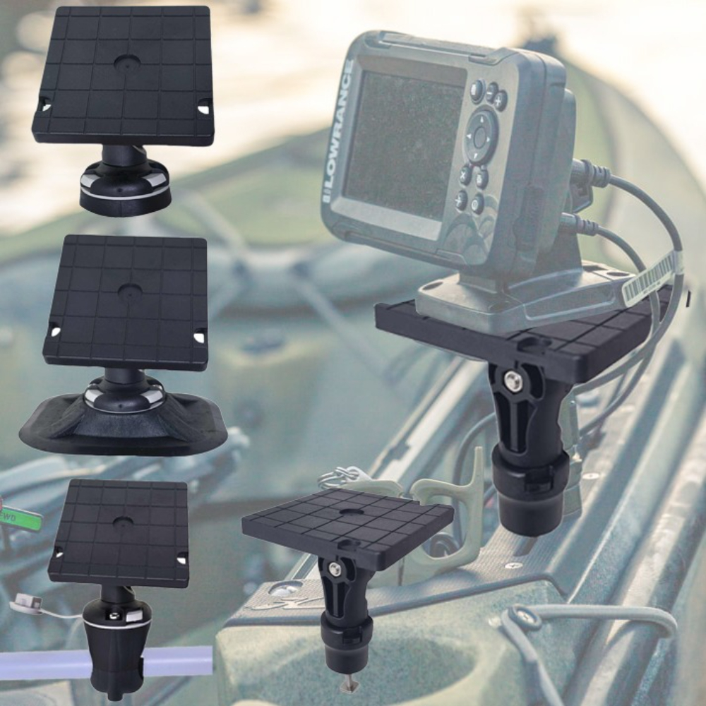 كاياك زورق المسار السكك الحديد - مراجعة Fish Finder Mount وسعره