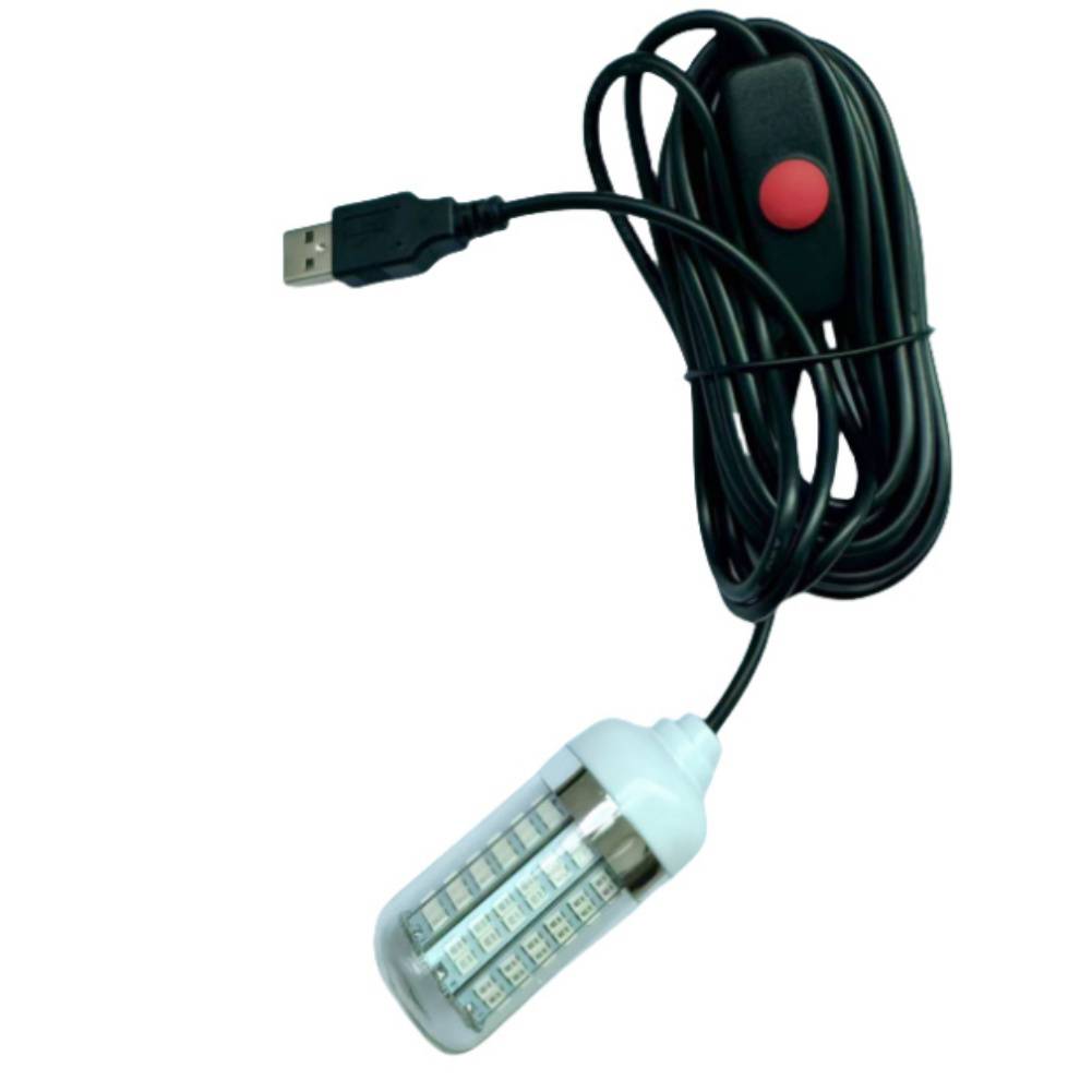 5 فولت تحت الماء مصباح طعم الس - مراجعة Fish Finder Charger وسعره