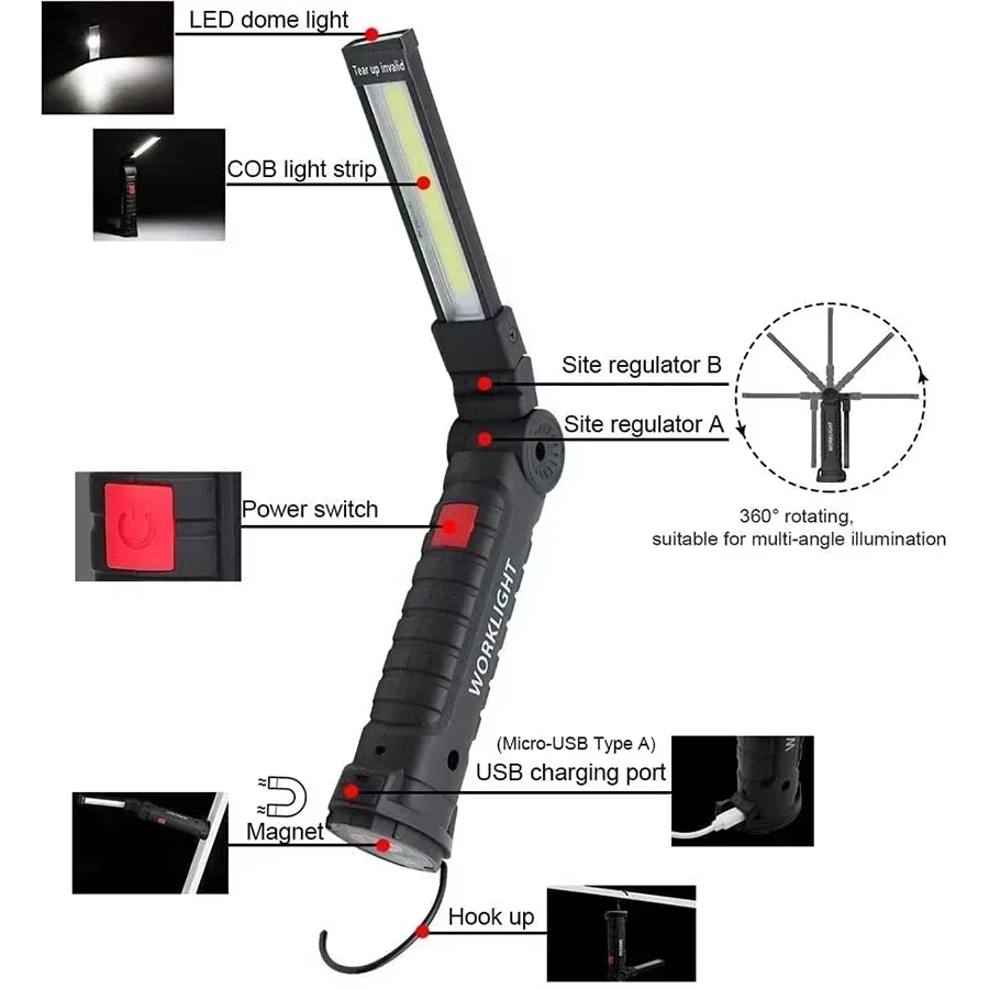 مصباح يدوي مغناطيسي قابل لإعاد - مراجعة Fishing Light وسعره