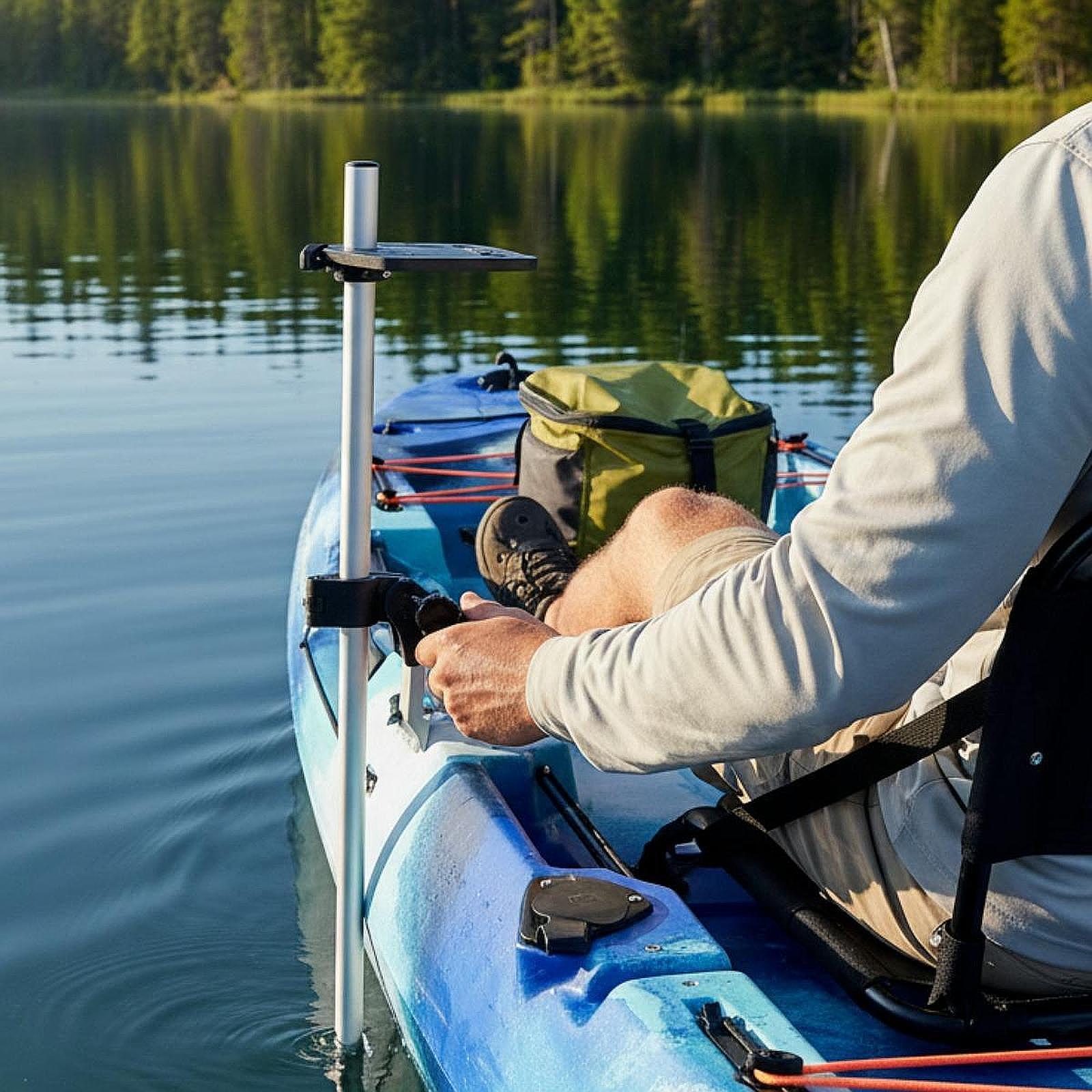 حامل جهاز تحديد مواقع الأسماك  - مراجعة Fish Finder Mount وسعره