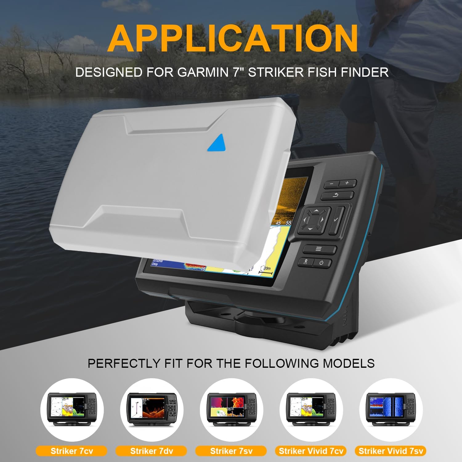 غطاء واقي من الشمس والغبار لجه - مراجعة Fish Finder وسعره