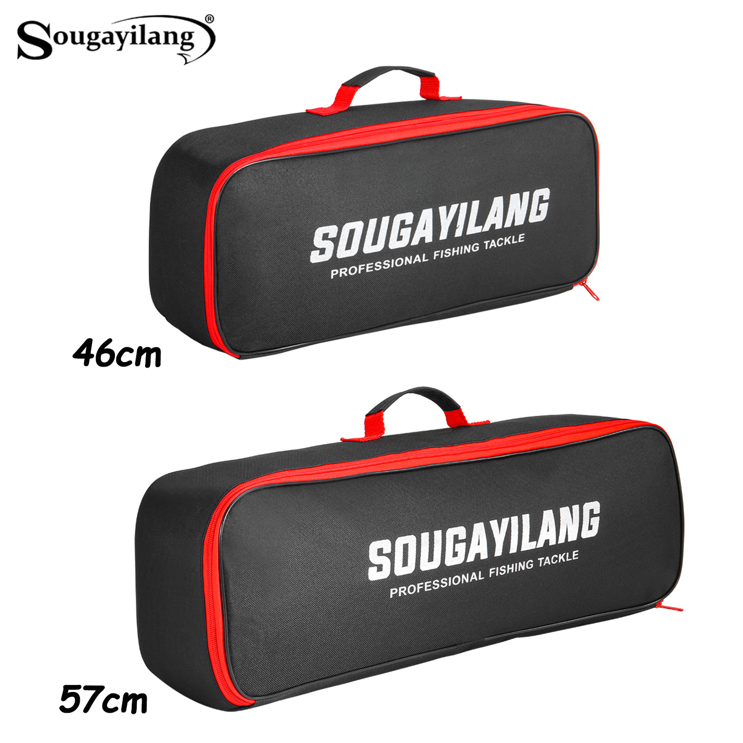 Sougayilang الصيد رود حقيبة 46 - مراجعة Fish Finder Case وسعره
