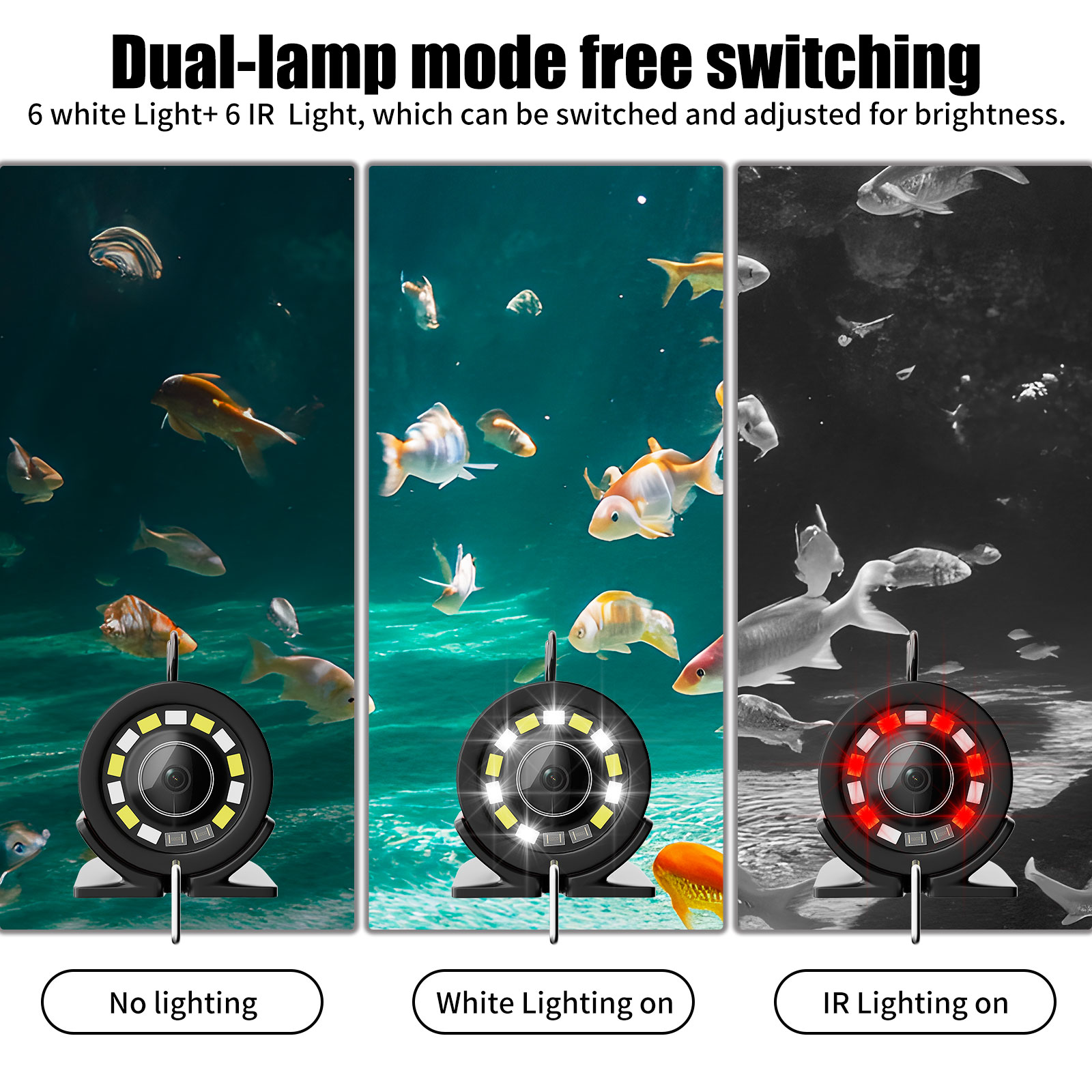كاميرا صيد تحت الماء - كابل بط - مراجعة Fish Finder Battery وسعره