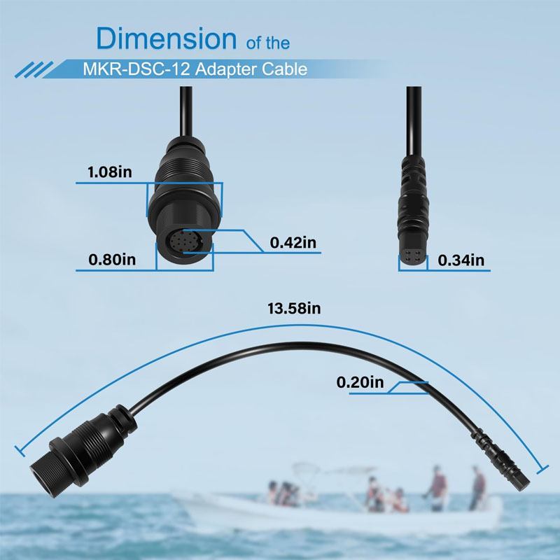 1852081 MKR-DSC-12 كابل محول F - مراجعة Fish Finder وسعره