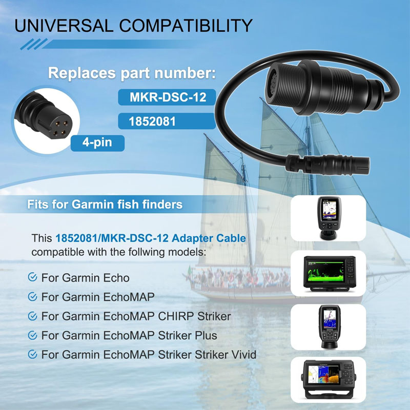 1852081 MKR-DSC-12 كابل محول F - مراجعة Fish Finder وسعره