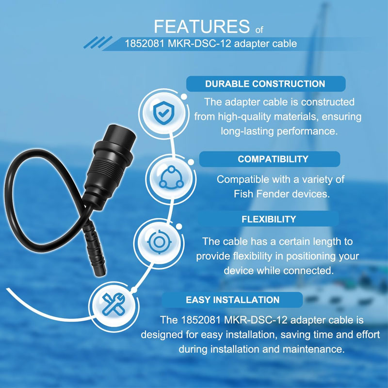 1852081 MKR-DSC-12 كابل محول F - مراجعة Fish Finder وسعره