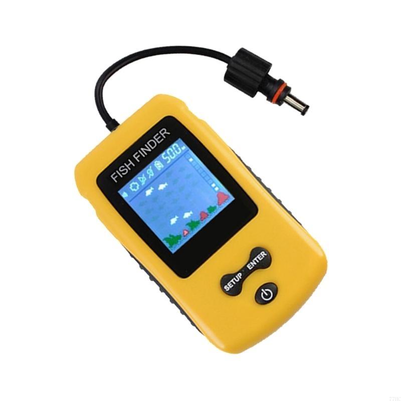 77HC مكتشفات السونار السونار ا - مراجعة Fishing Depth Finder وسعره