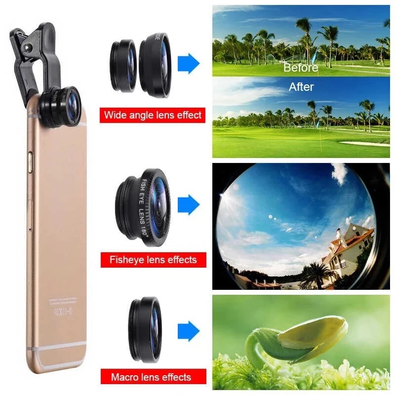 عدسة هاتف ثلاثية الوظائف 3 في  - مراجعة Fishing Camera وسعره