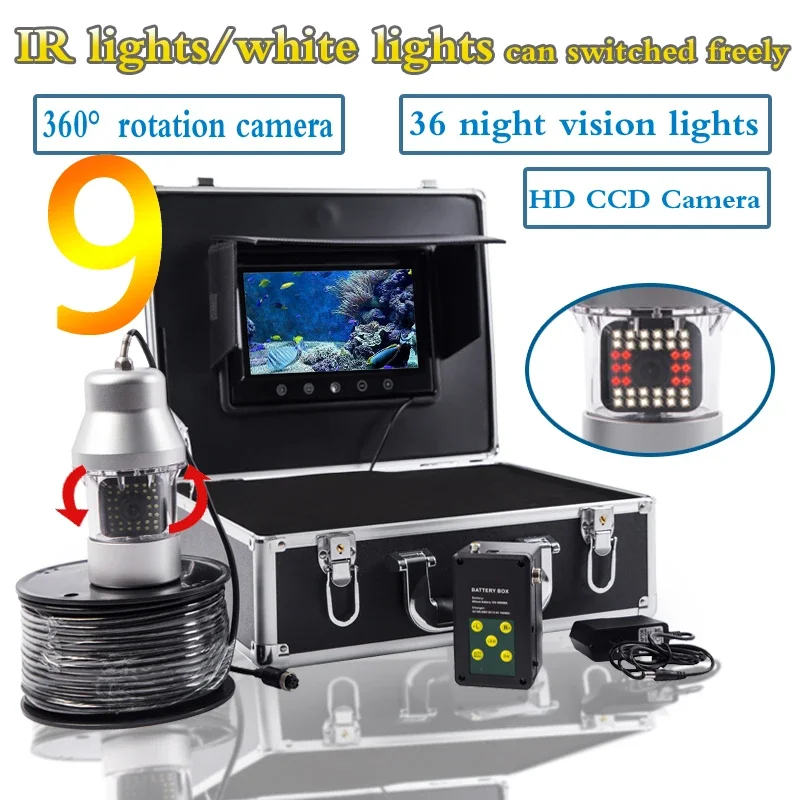 صياد السمك F08A 9 بوصة كاميرا  - مراجعة Fishing Camera وسعره