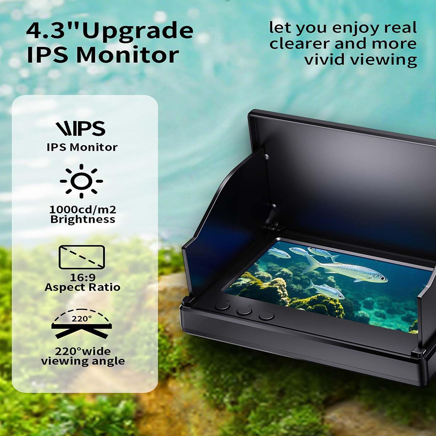 جهاز FOURQ المحمول لتحديد مواق - مراجعة Fishing Depth Finder وسعره
