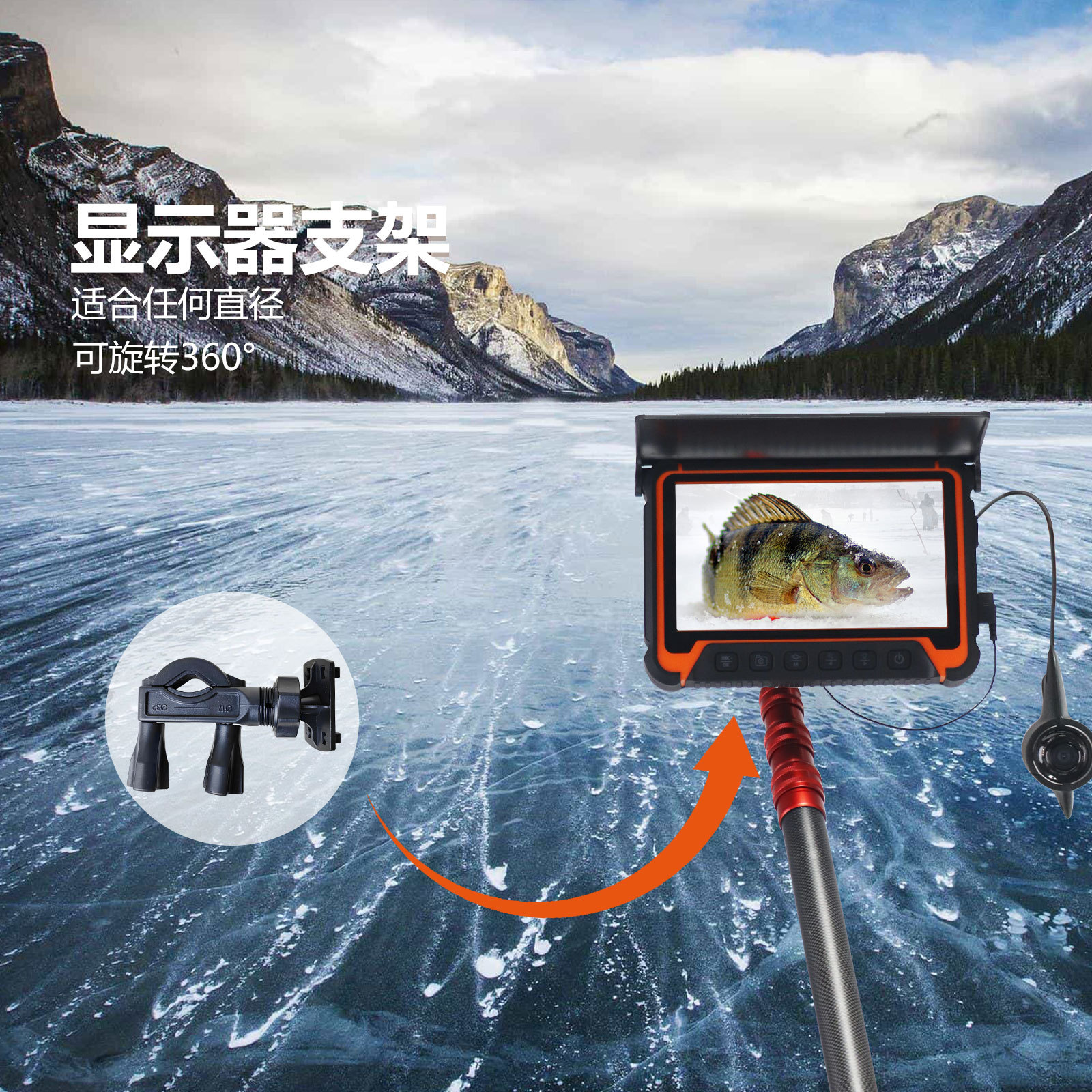 كاميرا صيد تحت الماء بشاشة IPS - مراجعة Fishing Camera وسعره