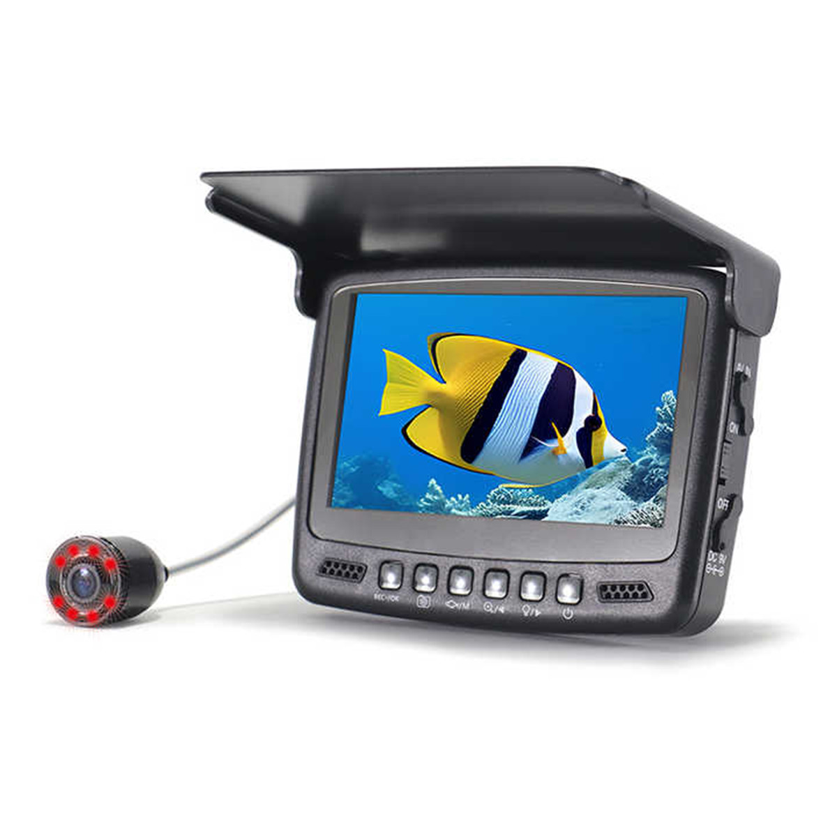 4.3 بوصة شاشة تحت الماء 15/30  - مراجعة Fishing Camera وسعره