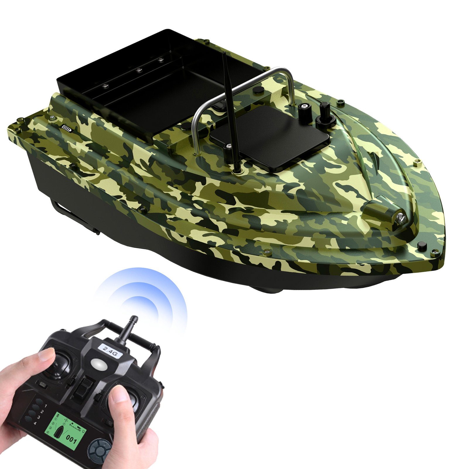 قارب طعوم صيد آلي مزود بنظام ت - مراجعة Fishing Gps وسعره