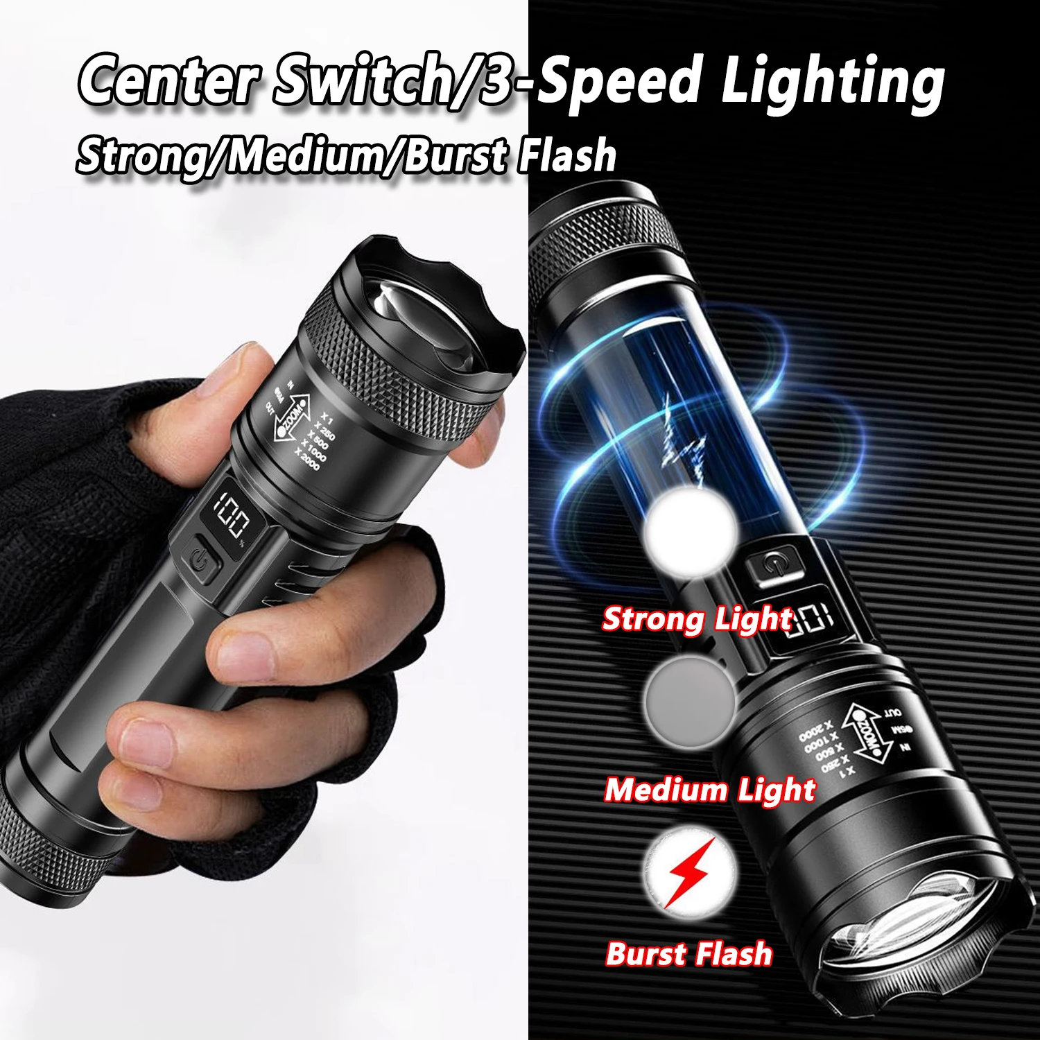 مصباح LED فائق السطوع مصباح يد - مراجعة Fishing Light وسعره