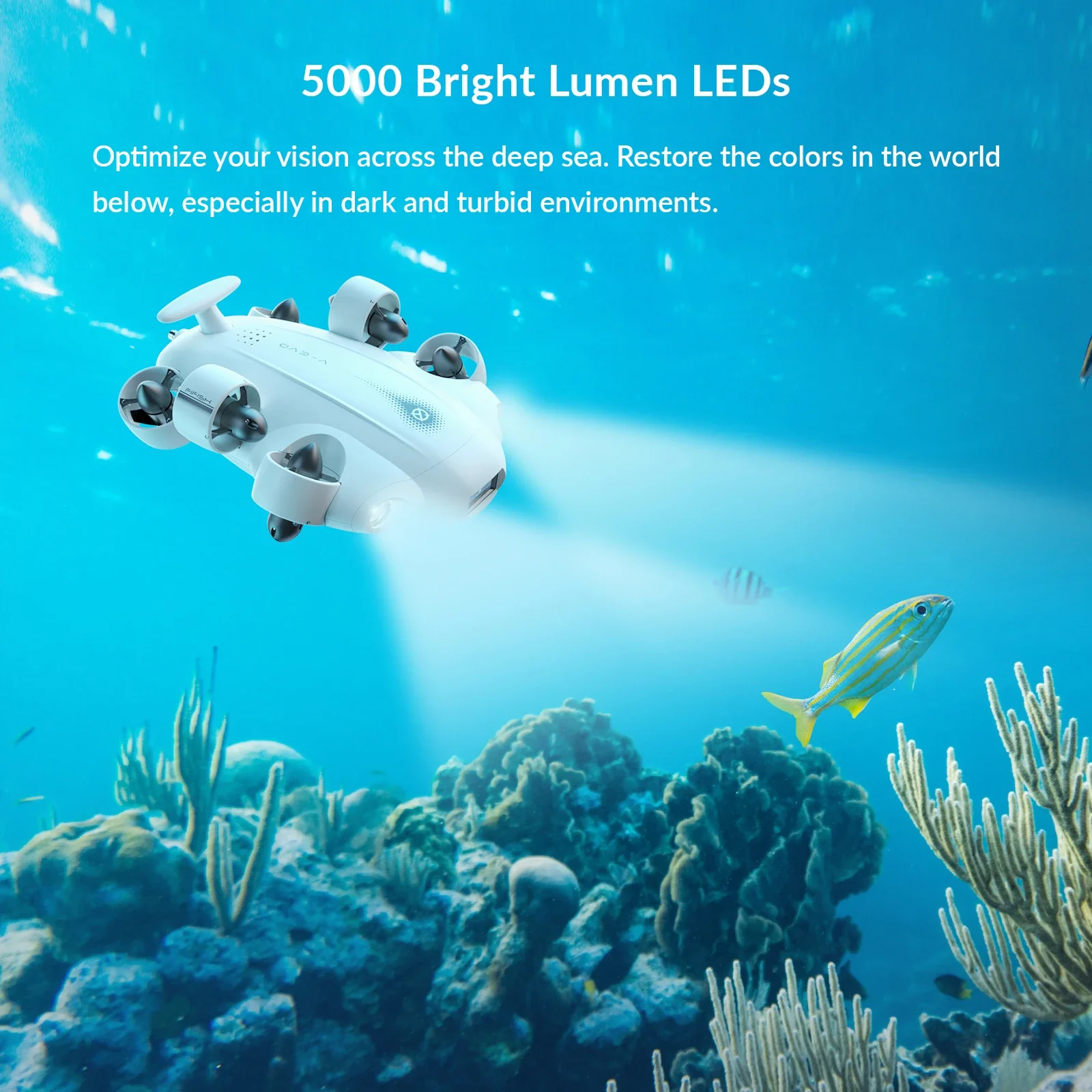 كاميرا تحت الماء FIFISH V-EVO  - مراجعة Underwater Camera وسعره