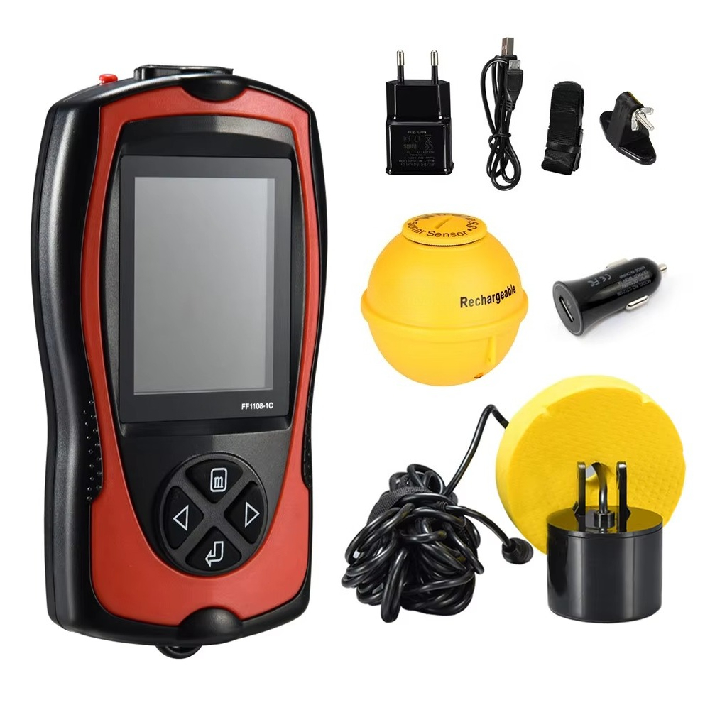 جهاز محمول لاكتشاف الأسماك بعم - مراجعة Fish Finder Portable وسعره