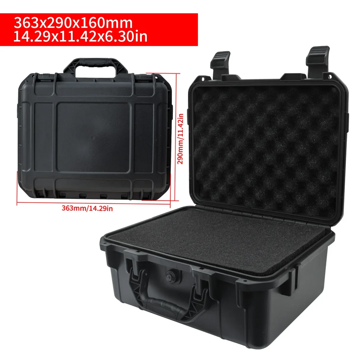 1 صندوق أدوات محمول مع إدخال إ - مراجعة Fish Finder Case وسعره