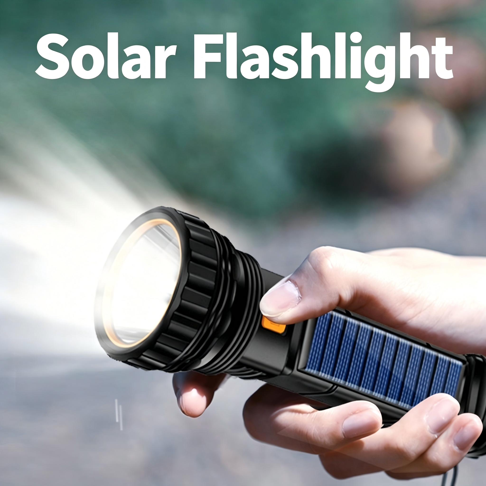 مصباح يدوي LED شمسي متعدد الوظ - مراجعة Fishing Light وسعره