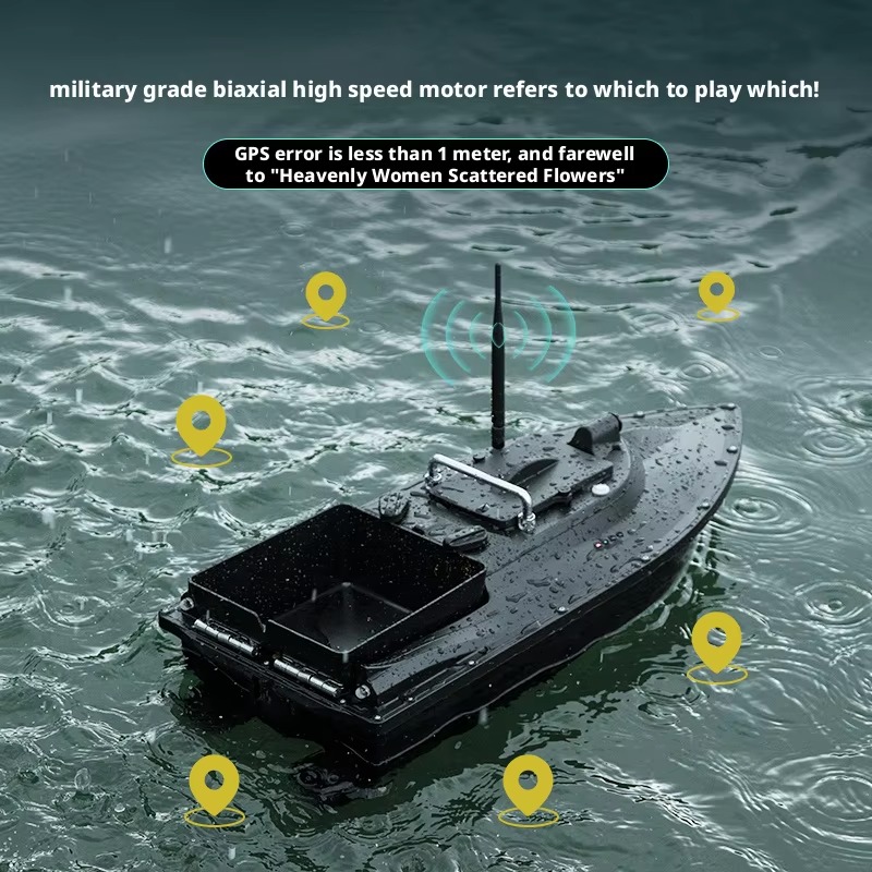 قارب طعم صيد السمك مع نظام تحد - مراجعة Fishing Gps وسعره