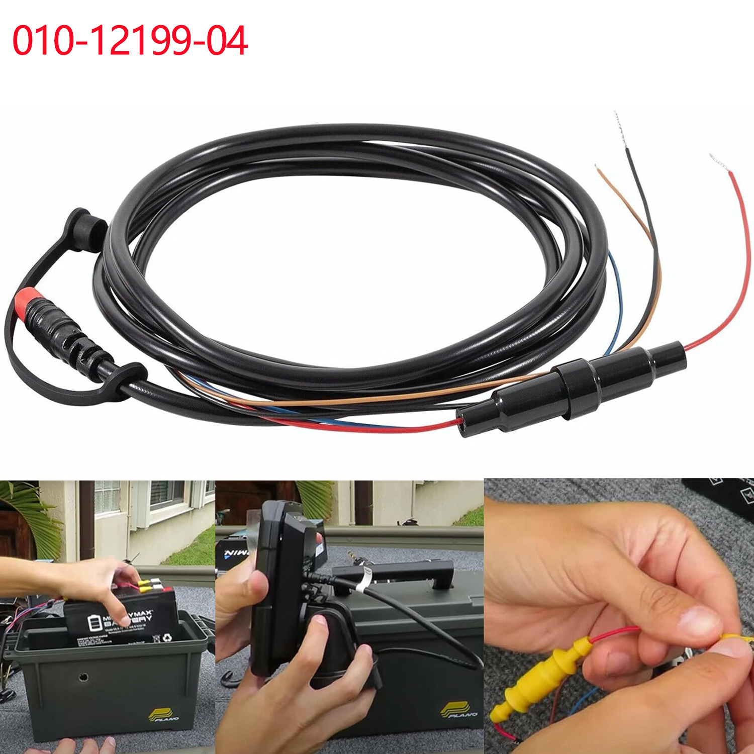 010-12199-04 كابل الطاقة/البيا - مراجعة Fish Finder Cable وسعره