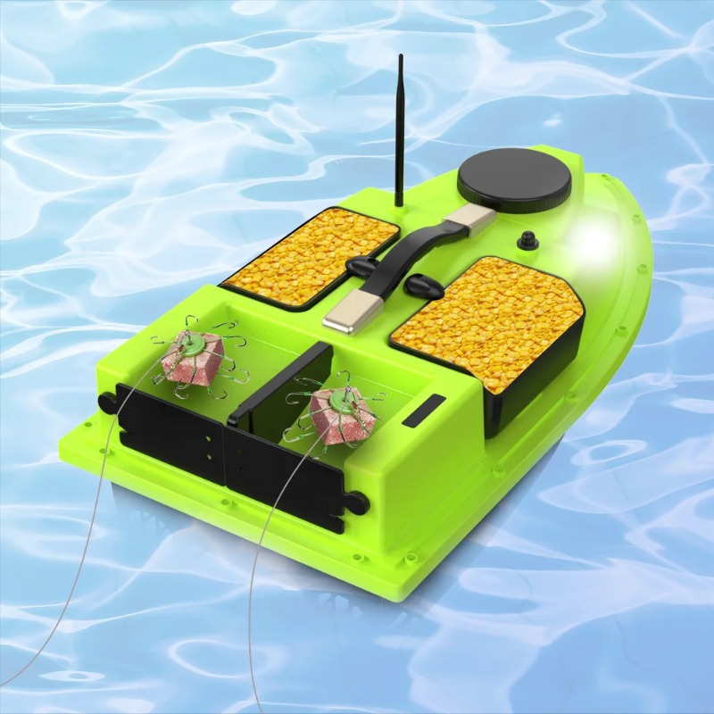 قارب طُعم D19 يعمل بنظام تحديد - مراجعة Fishing Gps وسعره