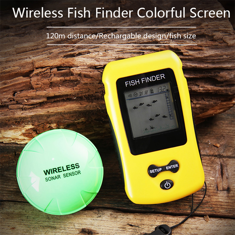 جهاز كشف الأسماك لاسلكي جديد و - مراجعة Fish Finder Transducer وسعره